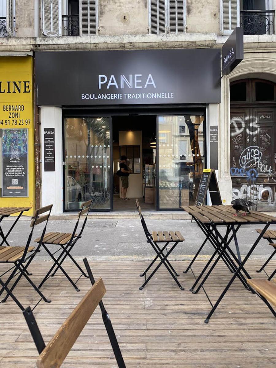 Repas en terrasse